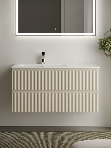 Тумба под раковину Sancos SNOB R SNR100LCE 100х45х50 подвесная цвет бежевый - фото 4